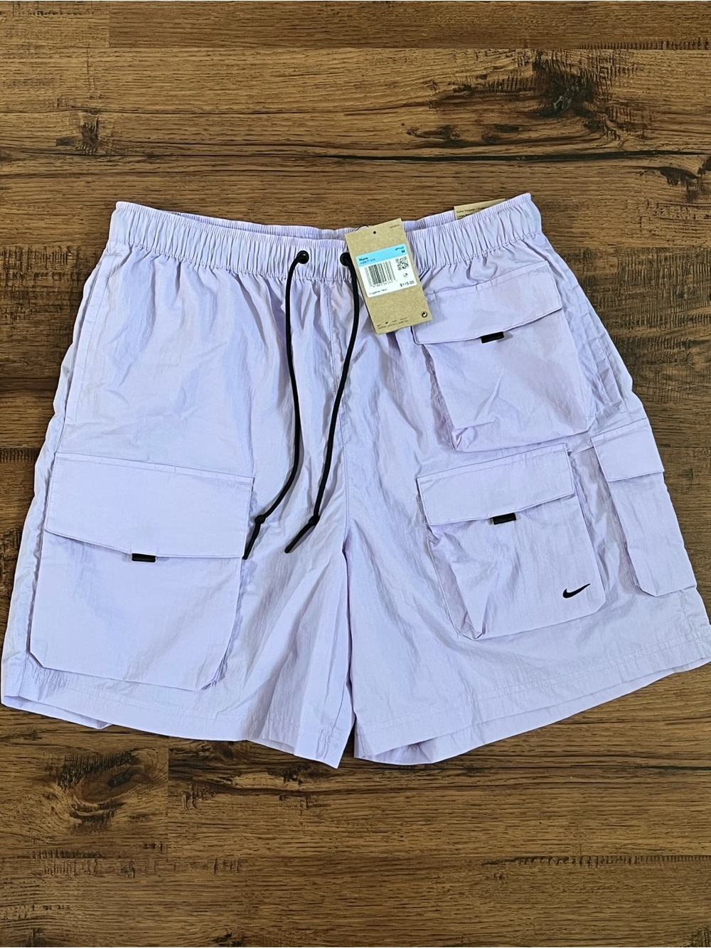 Nike Tech Woven 7” Cargo Shorts ‘Violet Black’ (size mens M)